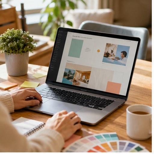 WEB制作の作業風景