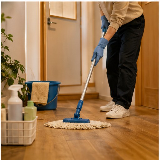 清掃作業の様子