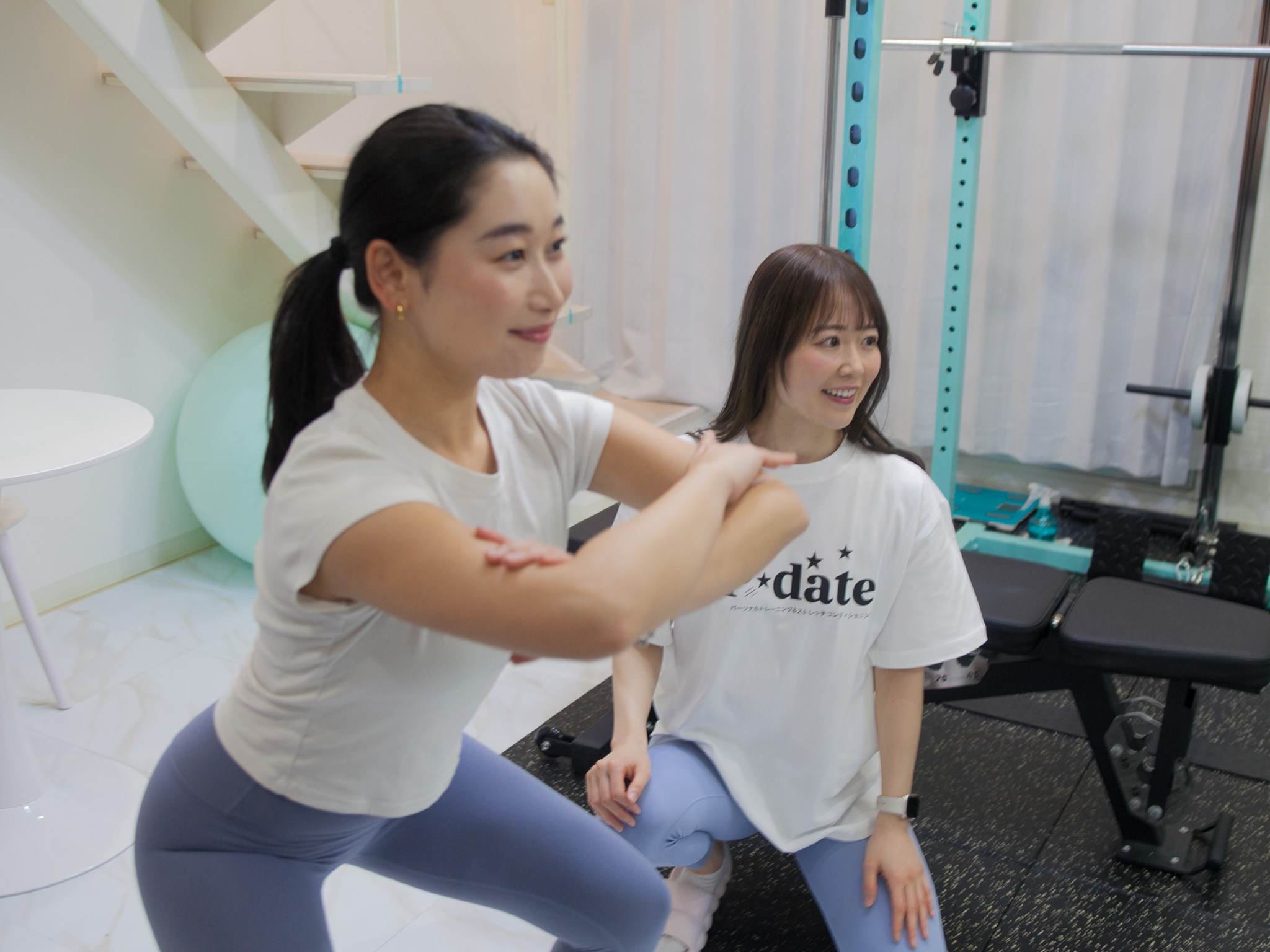 スクワット指導